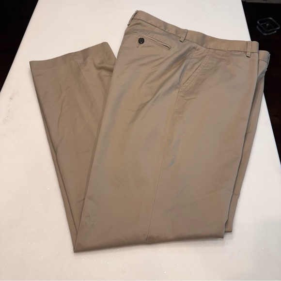 Bonobos Wednesday Tans flat Straight Fit Pants Men's 34X30 Tan - Picture 10 of 10